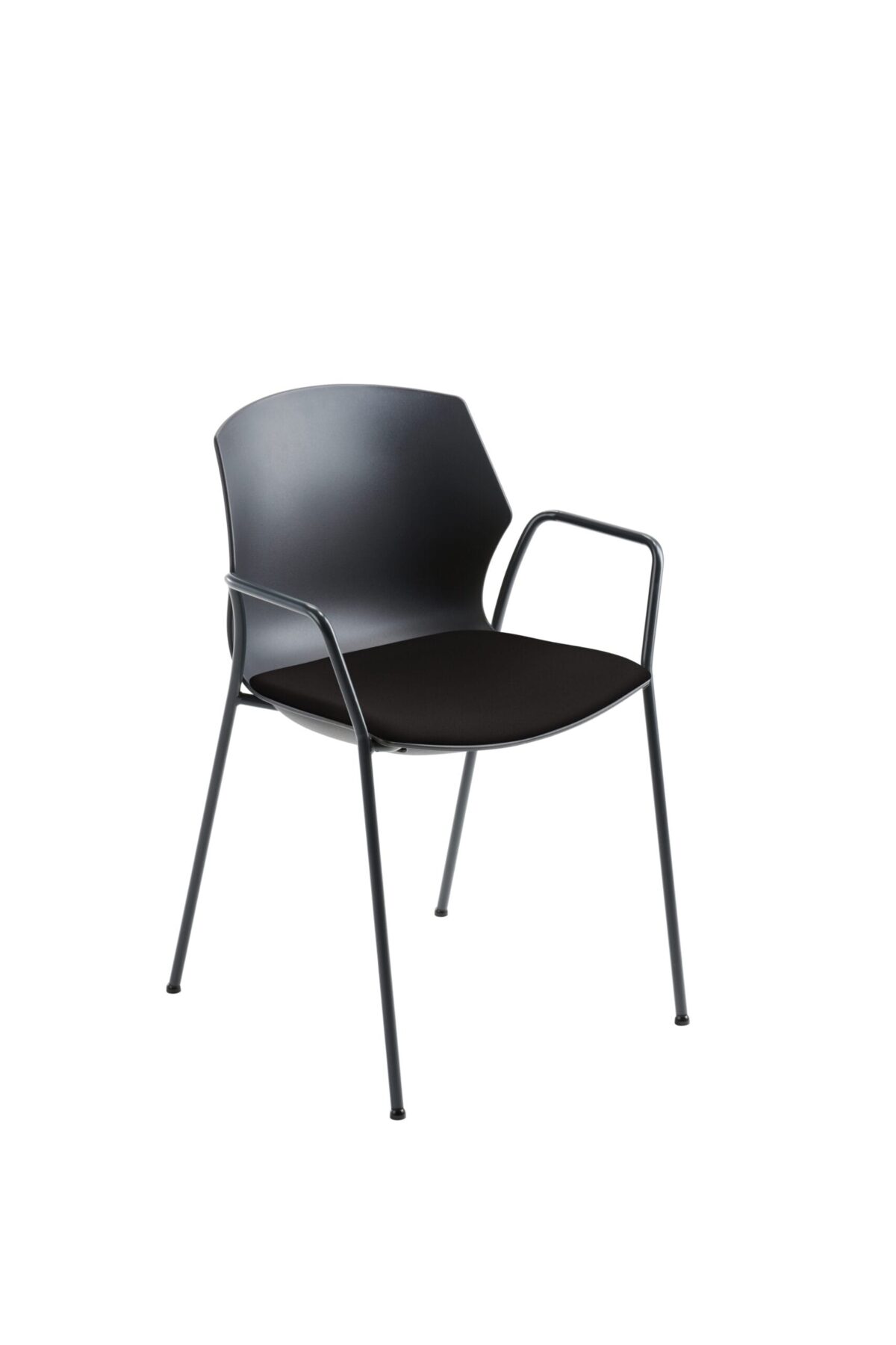 MAYER Besucherstuhl OvaLounge 25111701A schwarz/schwarz, m. Armlehnen – Hochwertig & günstig bei ShopDeca
