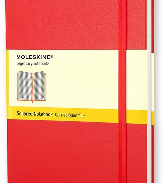 MOLESKINE Notizbuch Classic A5 033-8 kariert rot