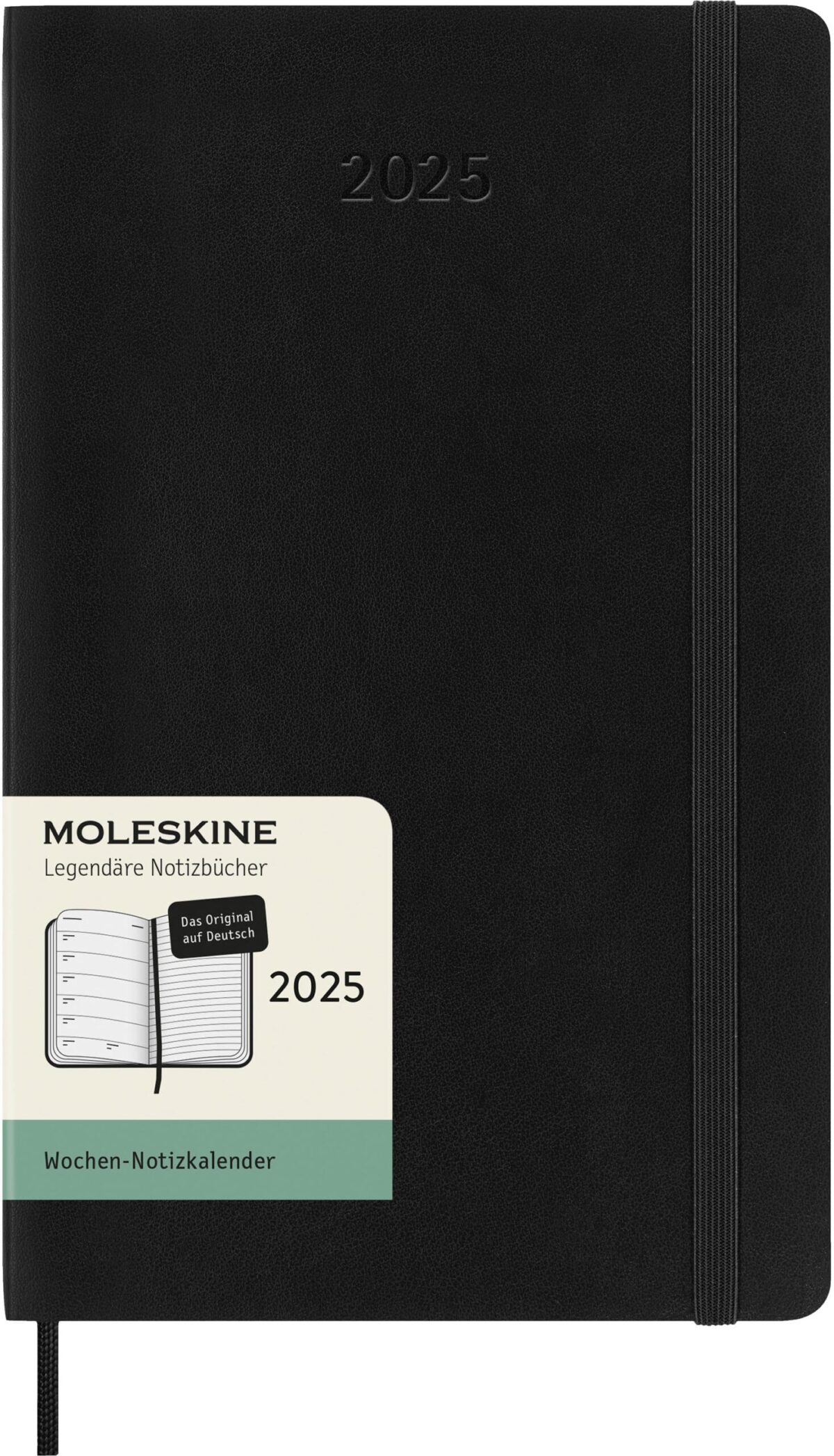 MOLESKINE Agenda Classic Large 2025 056999270308 1W/1S schwarz SC DE 13x21cm – Hochwertig & günstig bei ShopDeca