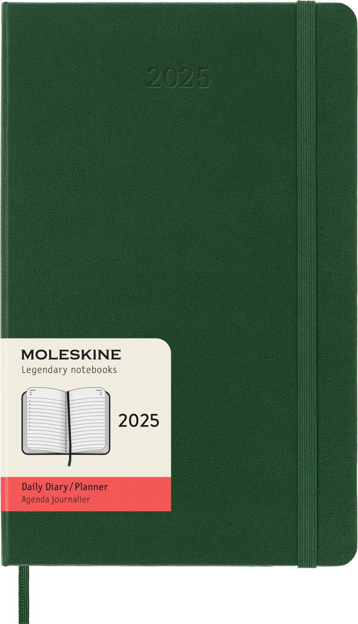 MOLESKINE Agenda Classic Large 2025 056999270766 1T/1S myrtengrün HC 13x21cm – Hochwertig & günstig bei ShopDeca
