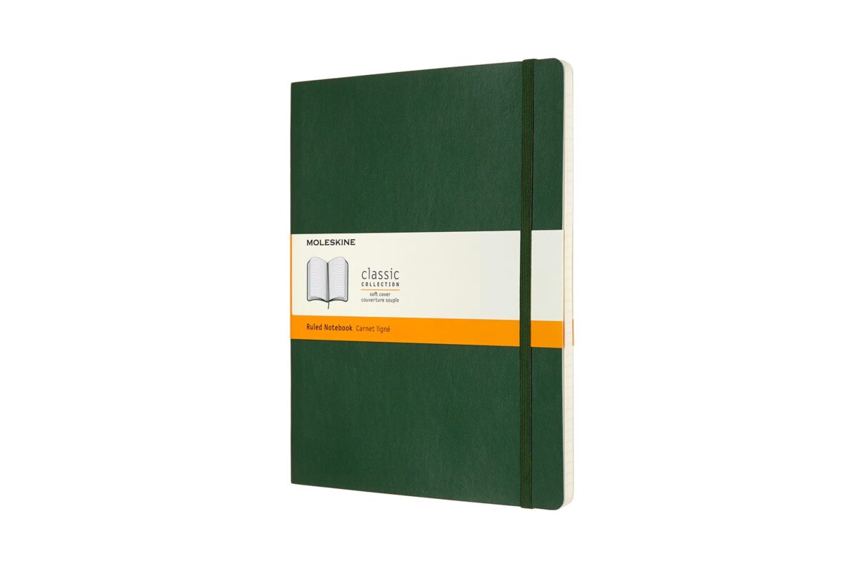 MOLESKINE Notizbuch XL SC 25x19cm 600059 liniert, myrtengrün, 192 S. – Hochwertig & günstig bei ShopDeca