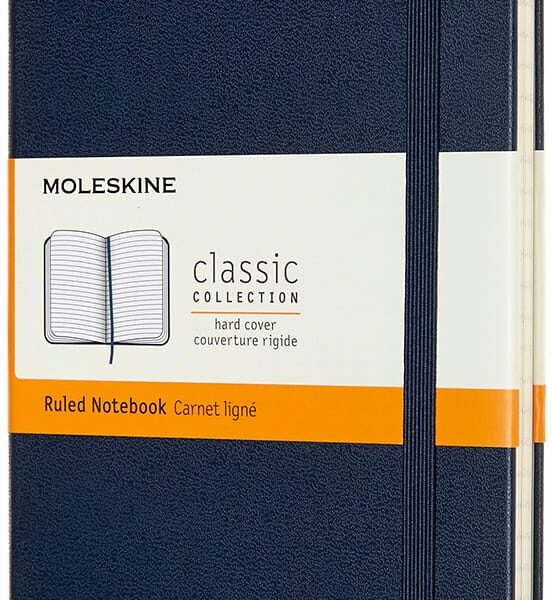 MOLESKINE Notizbuch Medium 18,2x11,8cm 626666 liniert, saphire, 208 Seiten