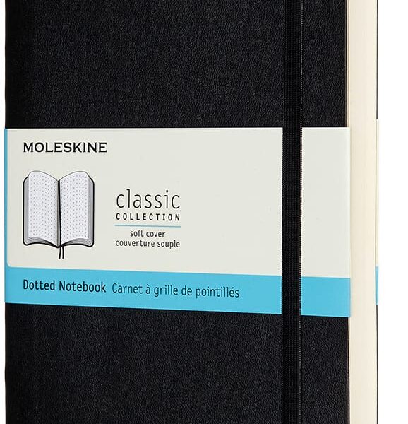 MOLESKINE Notizbuch SC L/A5 628073 gepunktet, schwarz,400 Seiten