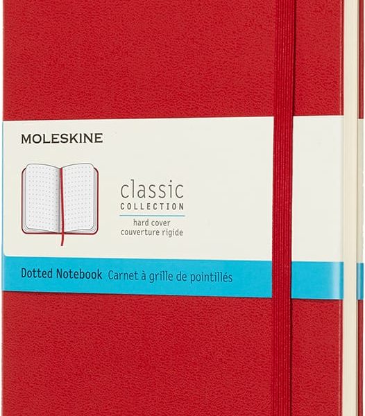 MOLESKINE Notizbuch L/A5 715420 Punktraster,HC,Scharlachrot