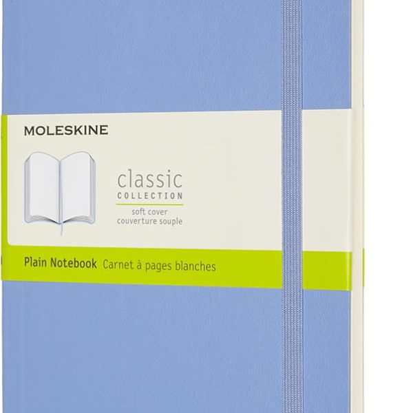 MOLESKINE Notizbuch SC L/A5 850949 blanko,hortensienblau,192 S.