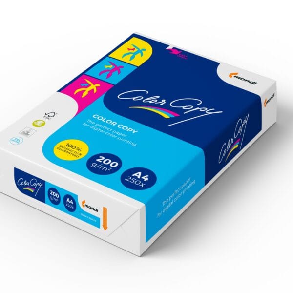 MONDI Color Copy Paper A4 88008638 200g, weiss 250 Blatt