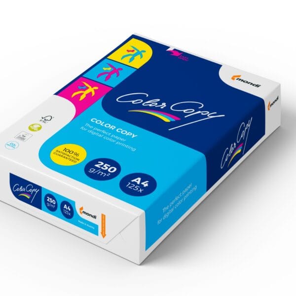 MONDI Color Copy Paper A4 88118369 250g, weiss 125 Blatt