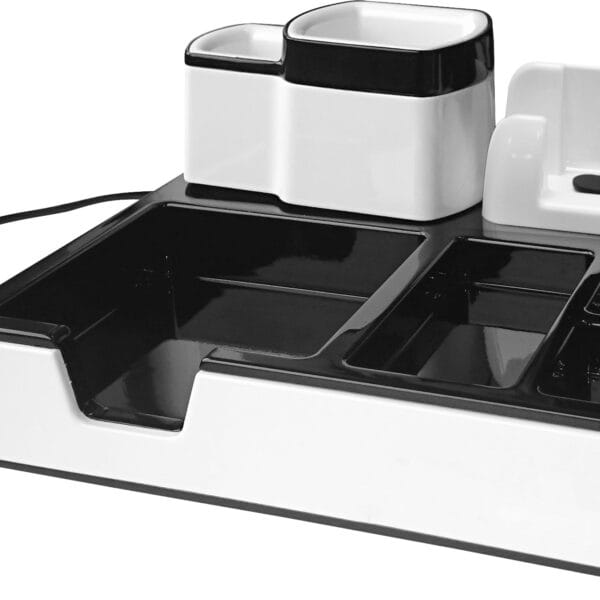 MONOLITH Desk Organizer DO 003 -17 weiss-schwarz 217x187x96mm