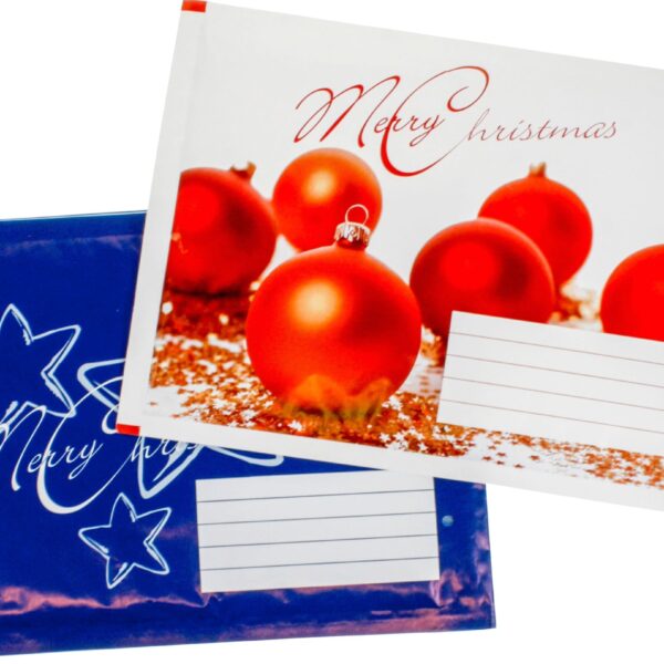 NEUTRAL Luftpolstertaschen Christmas 081054 Gr.4, 200x275mm 4 Stück