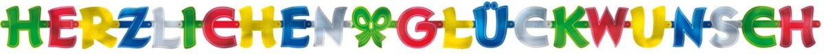 NEUTRAL Party-Kette 1721 Herzlichen Glückwunsch – Hochwertig & günstig bei ShopDeca