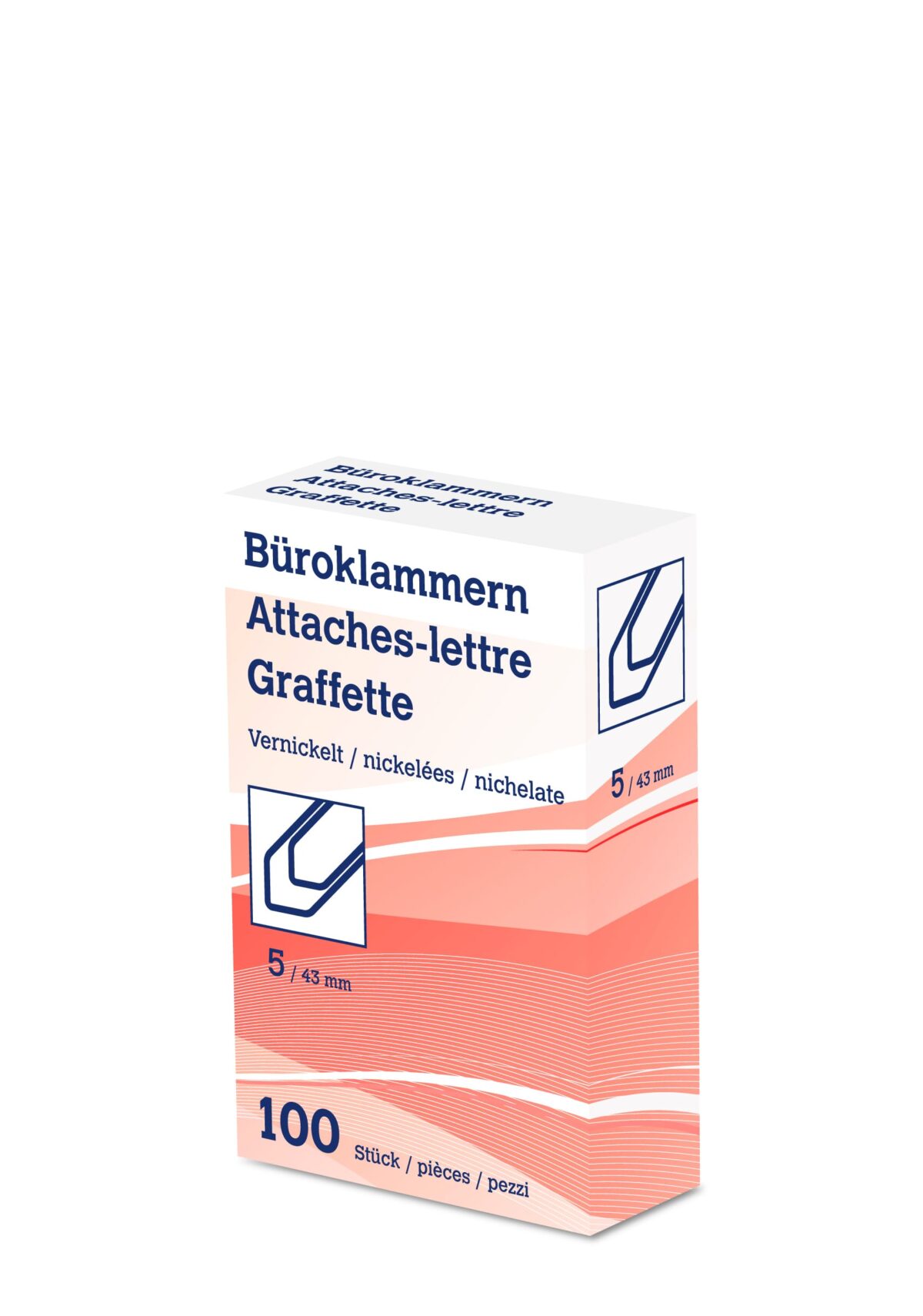 NEUTRAL Büroklammern Nr. 5 6208 43mm vernickelt 100 Stk. – Hochwertig & günstig bei ShopDeca