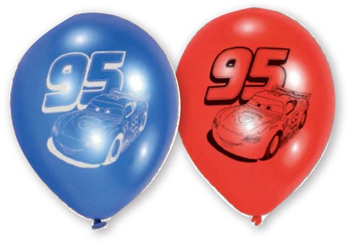 NEUTRAL Latexballons Cars 6 Stk. 999228 rot, blau 22.8cm – Hochwertig & günstig bei ShopDeca