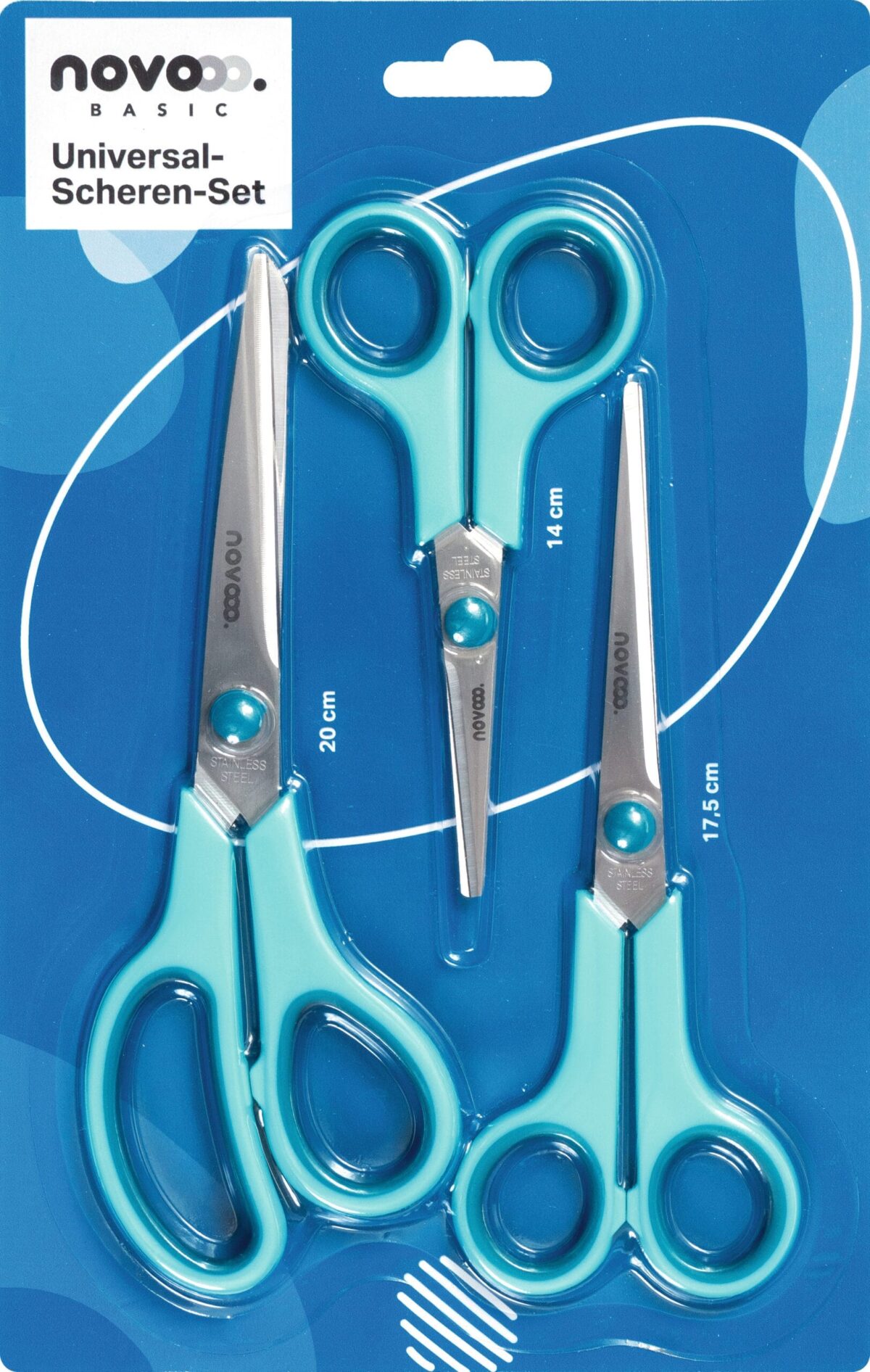 NOVOOO Scheren-Set Universal E-190039 MTH 3-teilig, 14/17,5/20 cm – Hochwertig & günstig bei ShopDeca