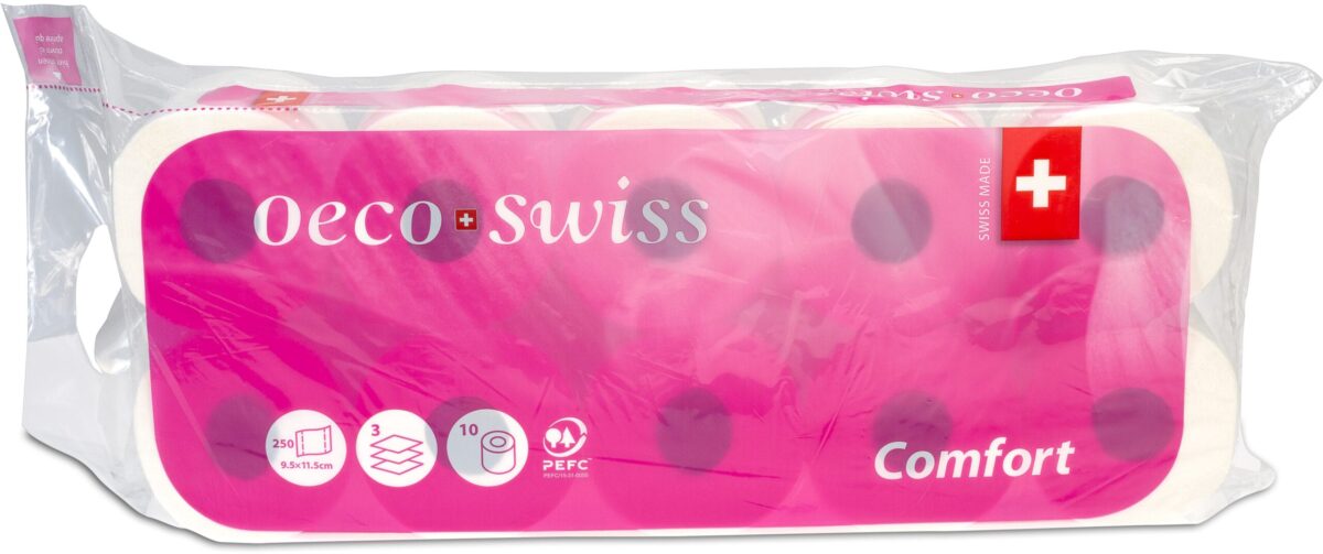 OECO SWISS Toilettenpapier Comfort 158 3445 10 Rollen – Hochwertig & günstig bei ShopDeca