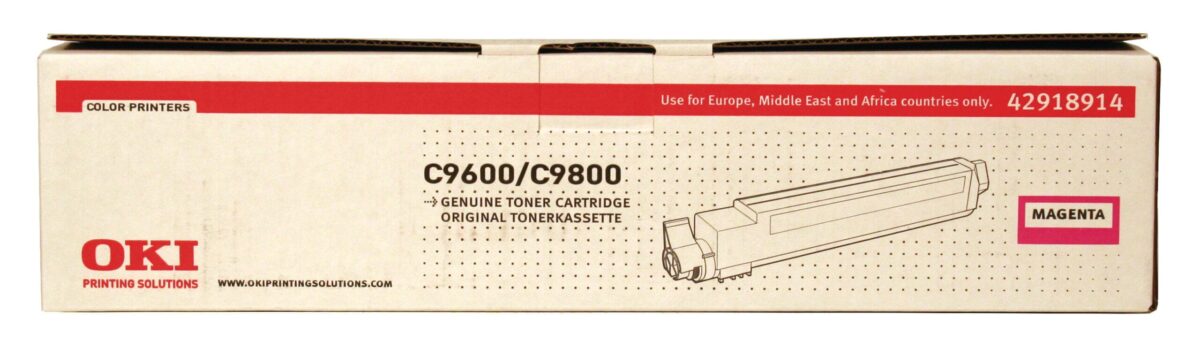 OKI Toner magenta 42918914 C9600 15'000 Seiten – Hochwertig & günstig bei ShopDeca