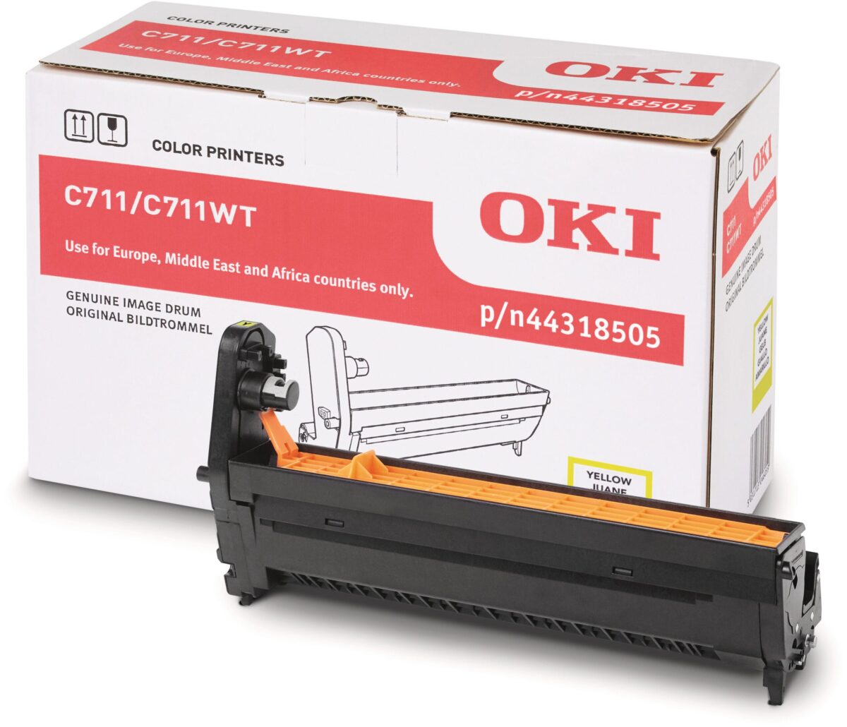OKI Drum yellow 44318505 C711 20'000 Seiten – Hochwertig & günstig bei ShopDeca