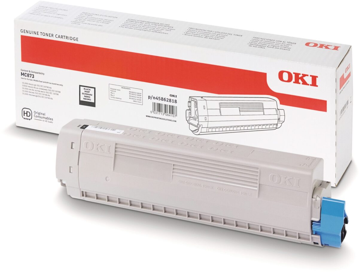 OKI Toner schwarz 45862818 MC873 15'000 Seiten – Hochwertig & günstig bei ShopDeca