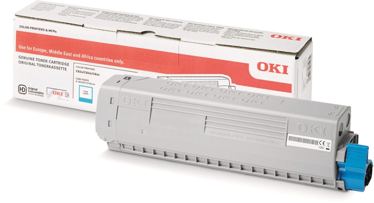 OKI Toner cyan 47095703 C824/834/844 5'000 Seiten – Hochwertig & günstig bei ShopDeca