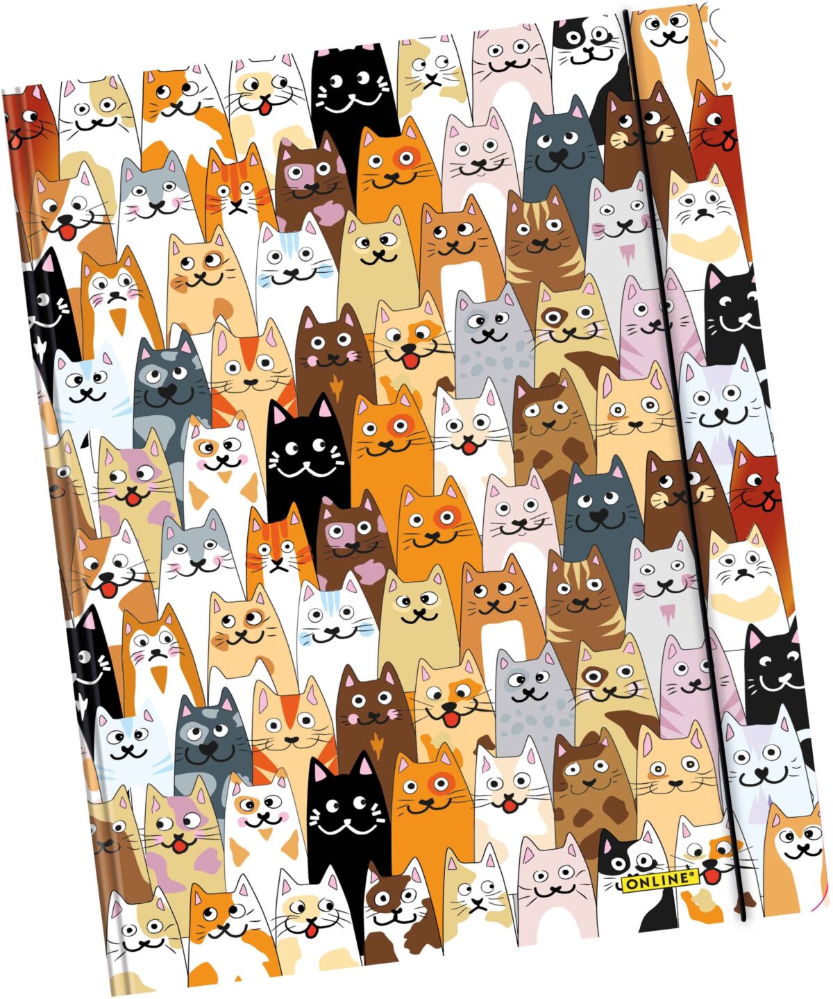 ONLINE Gummizugmappe A4 10115/6 Fluffy Cats – Hochwertig & günstig bei ShopDeca
