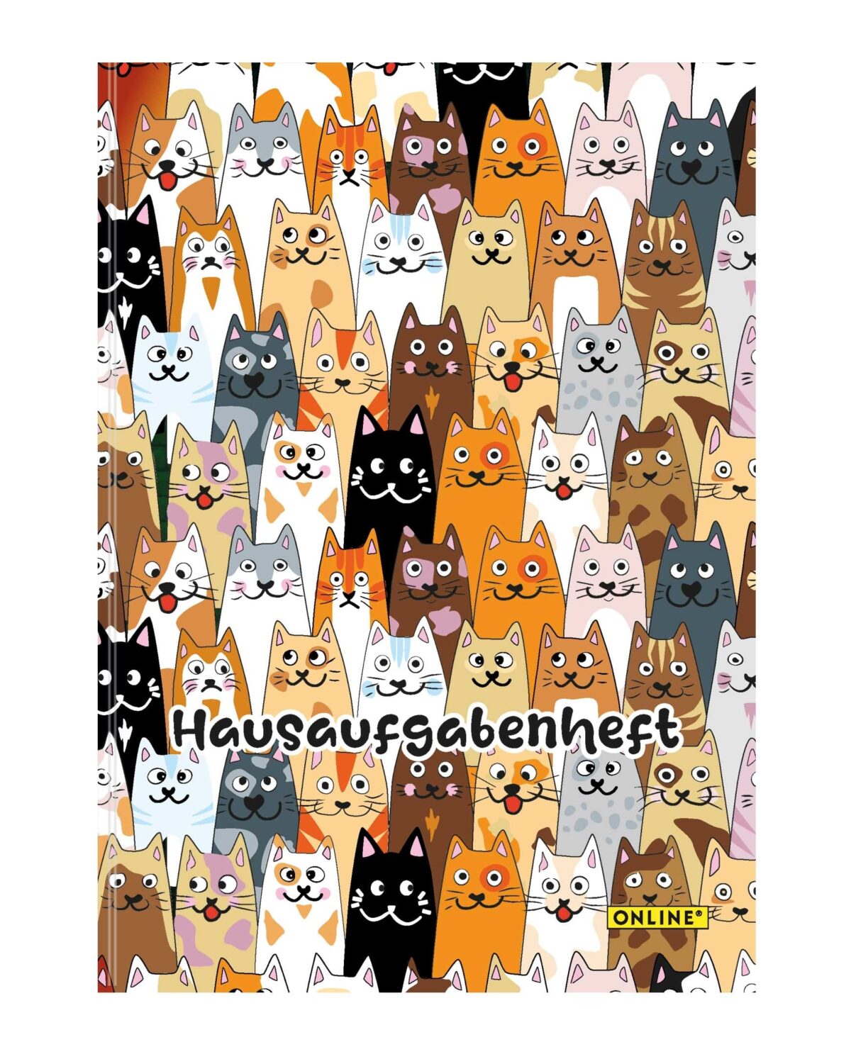 ONLINE Hausaufgabenheft A5 10118/12 Fluffy Cats 48 Blatt – Hochwertig & günstig bei ShopDeca