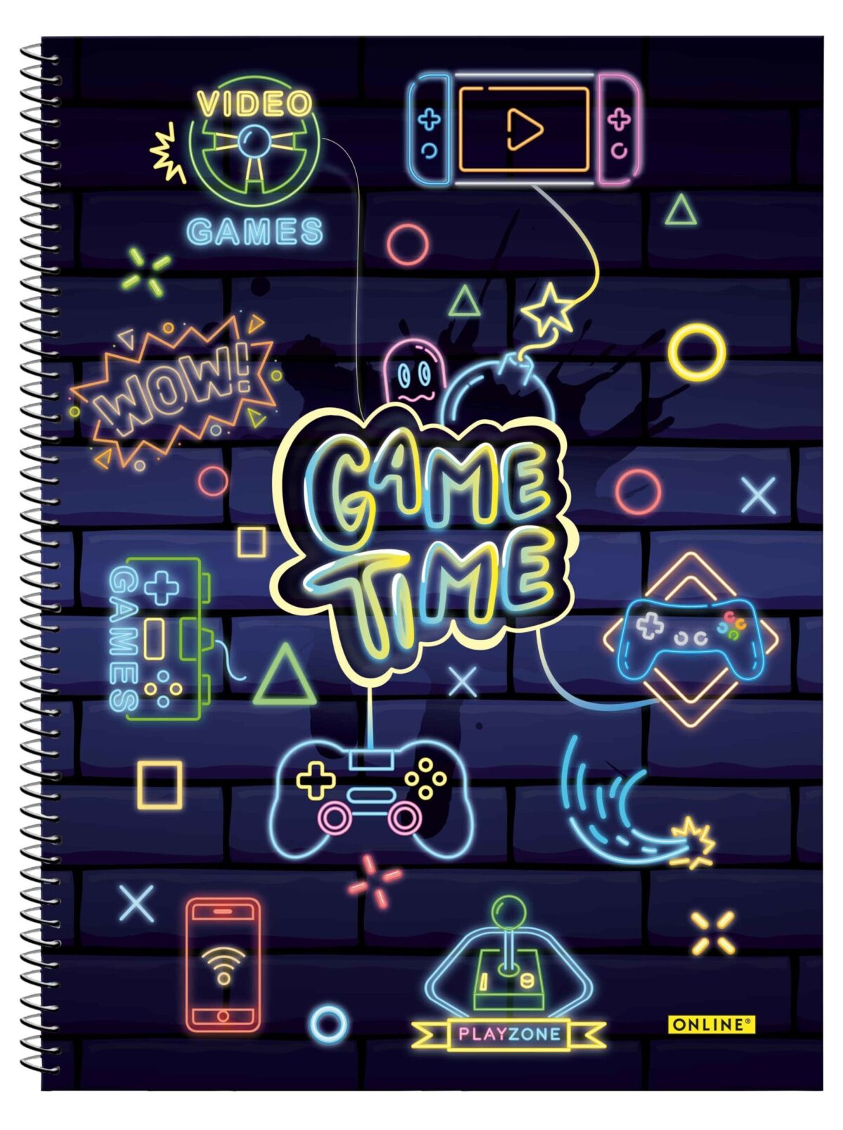 ONLINE Collegeblock Game Time A4 10139/9 kariert, 90gr. 80 Blatt – Hochwertig & günstig bei ShopDeca