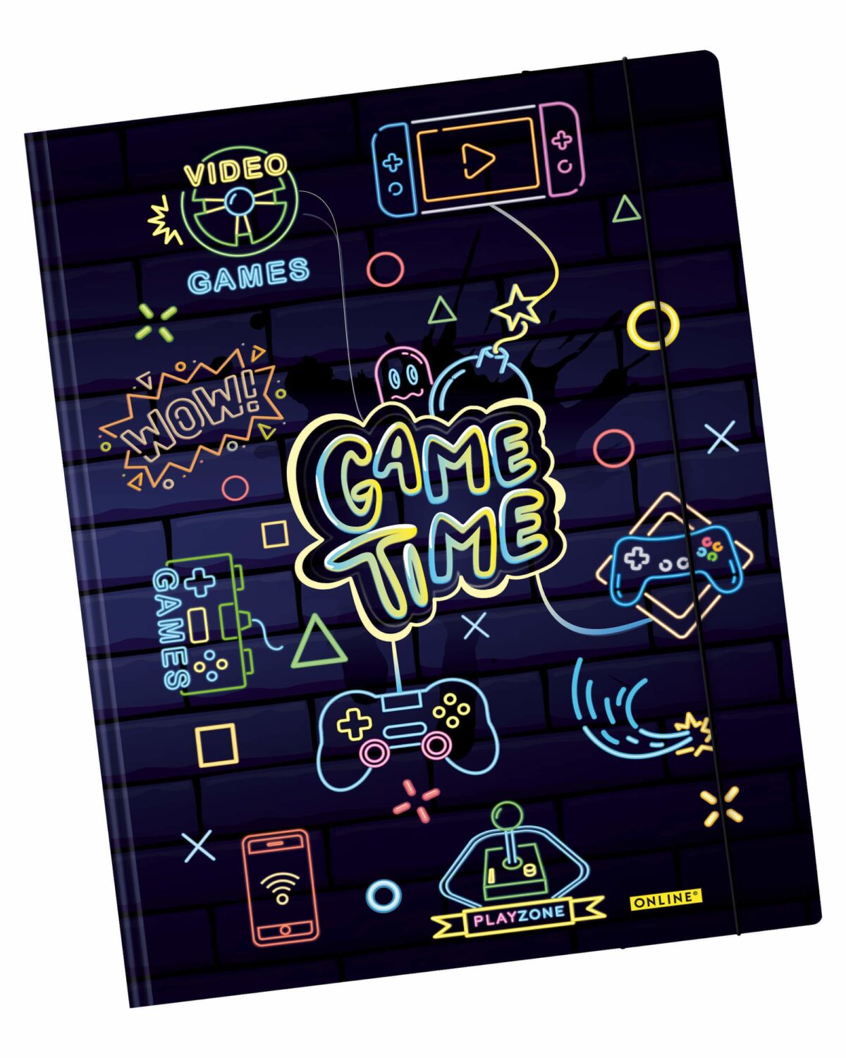 ONLINE Gummizugmappe A4 10141/6 Game Time – Hochwertig & günstig bei ShopDeca