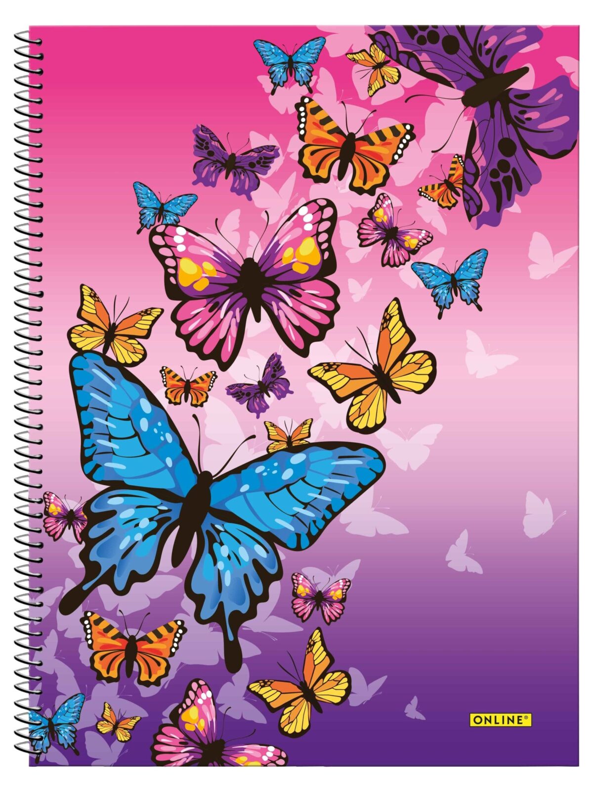 ONLINE Collegeblock Butterfly A4 10147/9 kariert, 90gr. 80 Blatt – Hochwertig & günstig bei ShopDeca