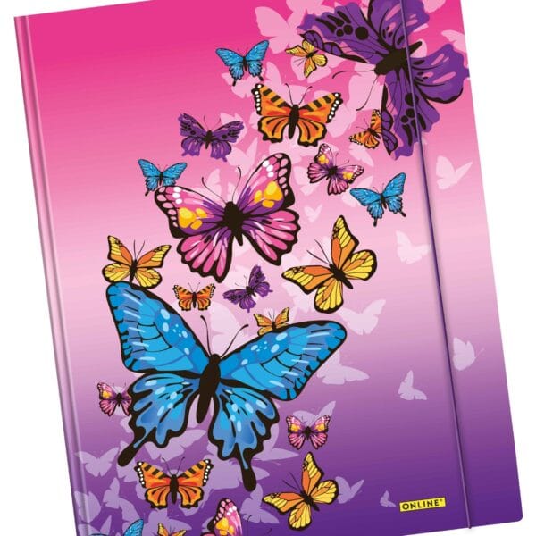 ONLINE Gummizugmappe A4 10149/6 Butterfly