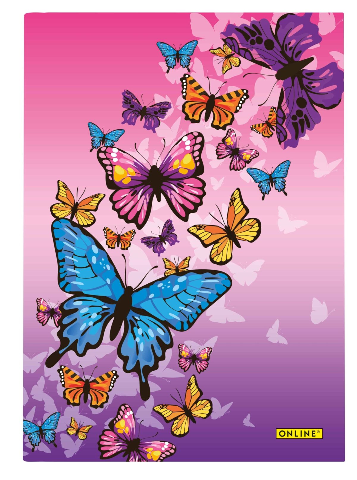 ONLINE Notizbuch Butterfly A5 10151/6 gepunktet, 80gr. 96 Blatt – Hochwertig & günstig bei ShopDeca