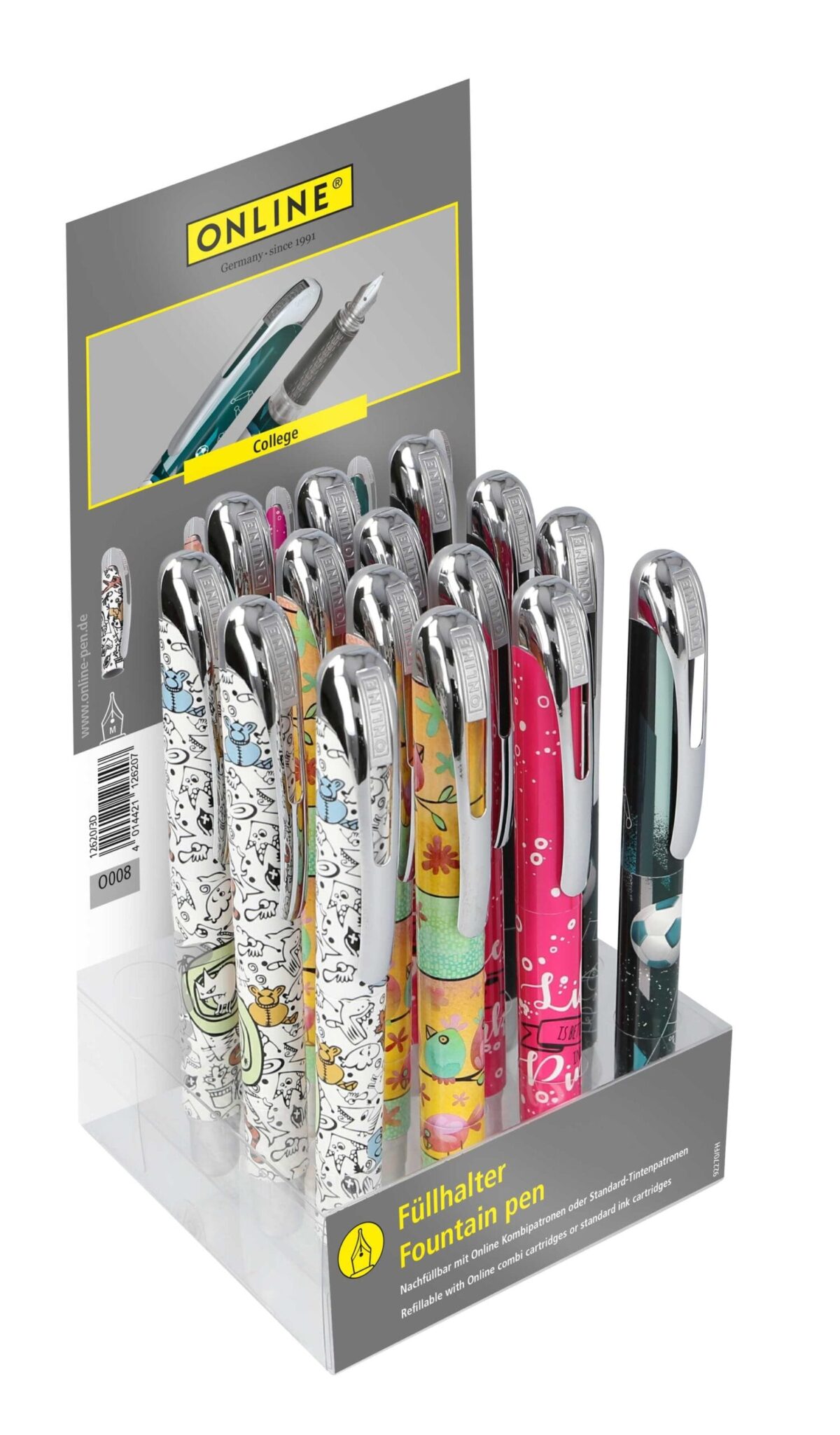 ONLINE Füllhalter Display 12636/15 Cool Vibrations 15 Stück – Hochwertig & günstig bei ShopDeca