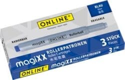 ONLINE Patrone Tintenroller 17103/12 für MagiXX 3 Stk.