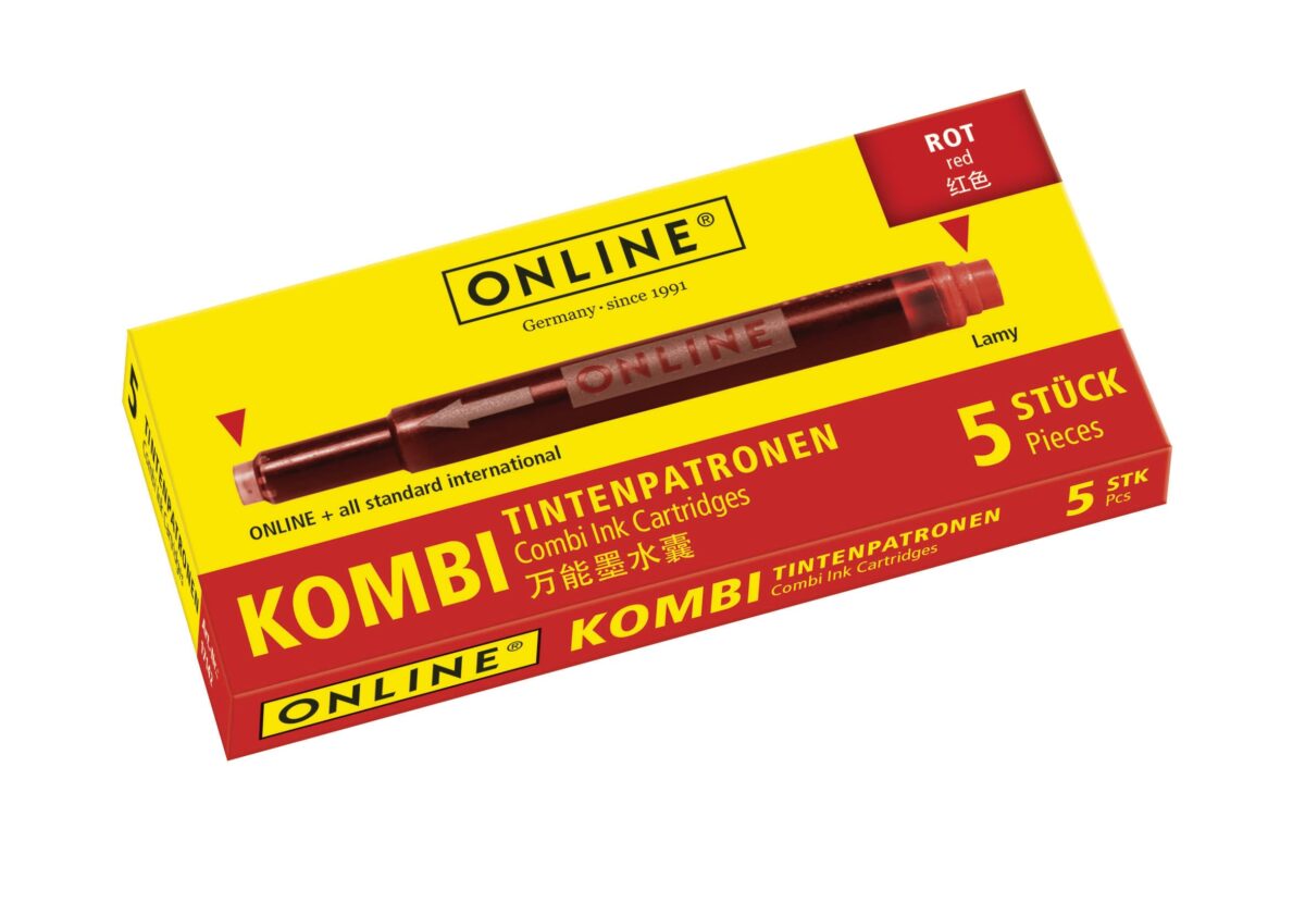 ONLINE Tintenpatronen Kombi 17307/12 Rot 5 Stück – Hochwertig & günstig bei ShopDeca