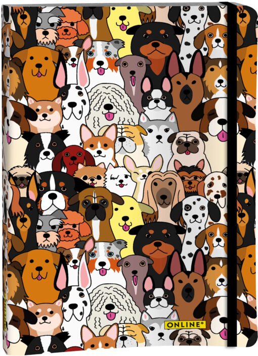 ONLINE Bullet Journal A5 18031 Fluffy Doggs