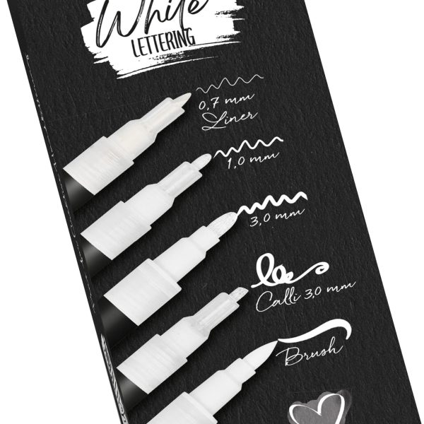 ONLINE White Lettering Set 18511 5-teilig