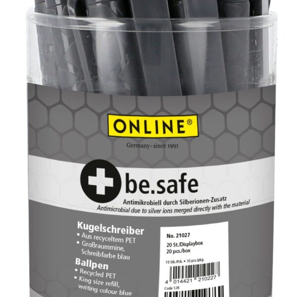 ONLINE Thekendisplay Kugelschreiber 21027 Be.Safe 20 Stk.