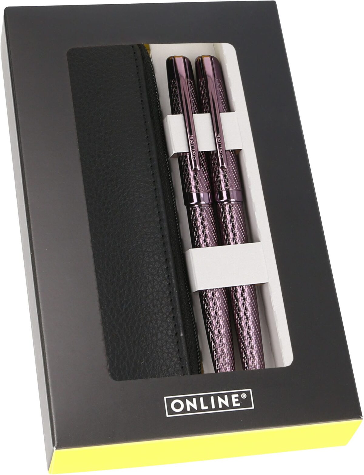 ONLINE Geschenkset Eleganza 34750 Diamond Wine, Lederetui – Hochwertig & günstig bei ShopDeca