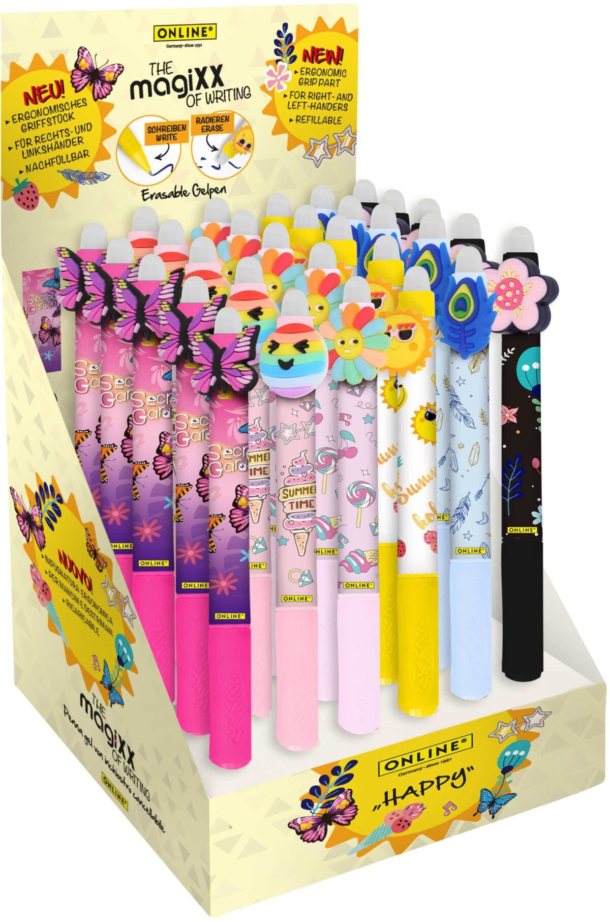 ONLINE Gelschreiber magiXX Fun Happy 35416/30 Display, assortiert 30 Stück – Hochwertig & günstig bei ShopDeca