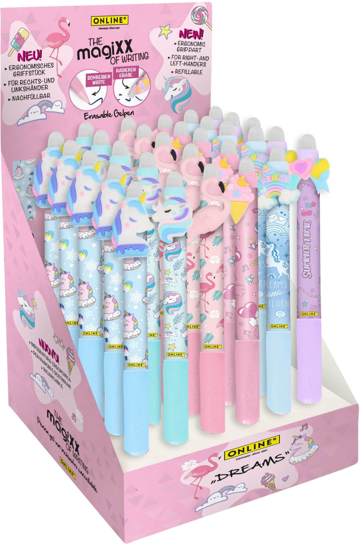 ONLINE Gelschreiber magiXX Fun Dreams 35423/30 Display, assortiert 30 Stück – Hochwertig & günstig bei ShopDeca