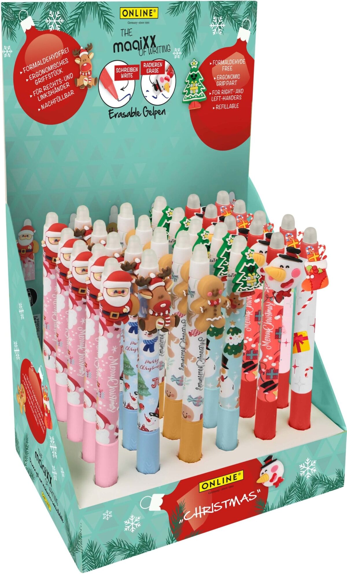ONLINE Gelschreiber magiXX Christmas 35436/30 Display, assortiert 30 Stück – Hochwertig & günstig bei ShopDeca