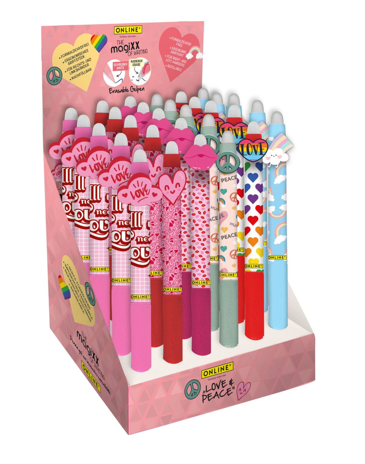 ONLINE Gelschr. magiXX Love & Peace 35455/30 Display, assortiert 30 Stück – Hochwertig & günstig bei ShopDeca
