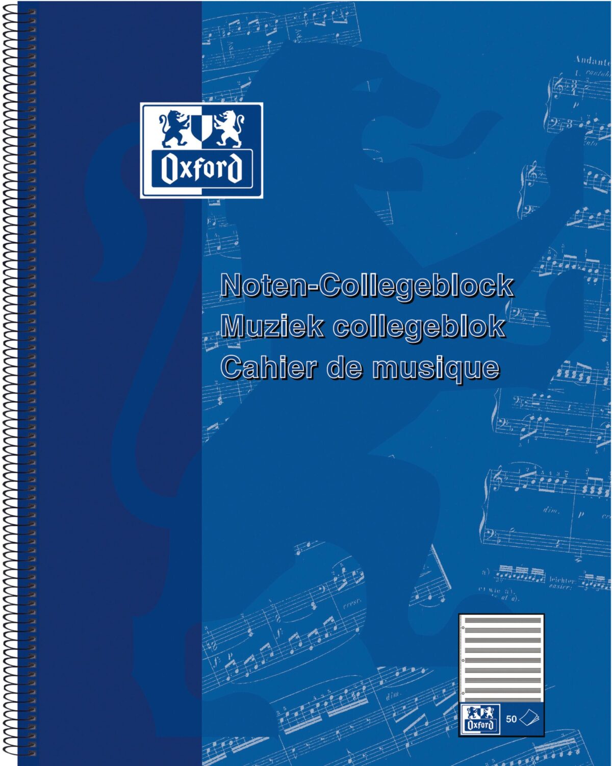OXFORD Collegeblock 220x295mm 100050345 liniert, 90g 50 Blatt – Hochwertig & günstig bei ShopDeca