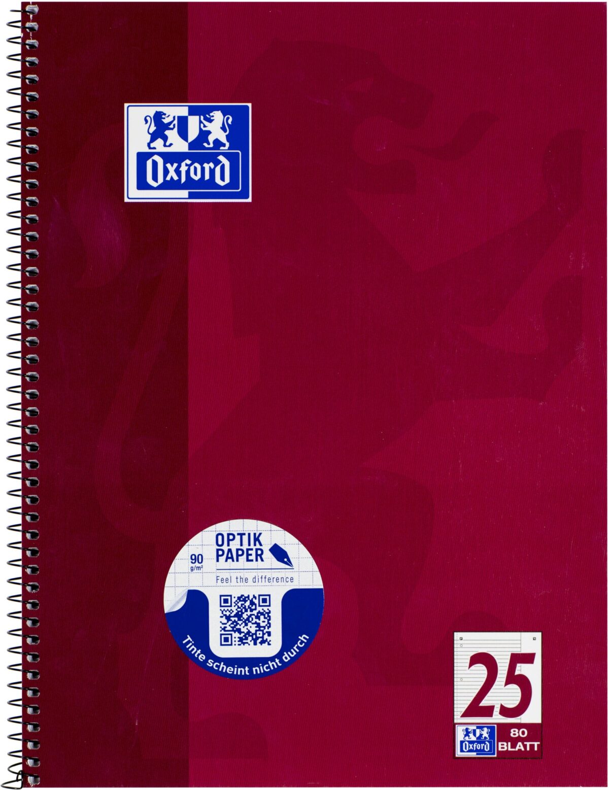 OXFORD Collegeblock A4+ 100050355 liniert, 90g 80 Blatt – Hochwertig & günstig bei ShopDeca