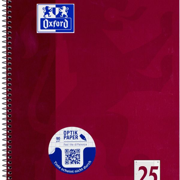 OXFORD Collegeblock A4+ 100050355 liniert, 90g 80 Blatt