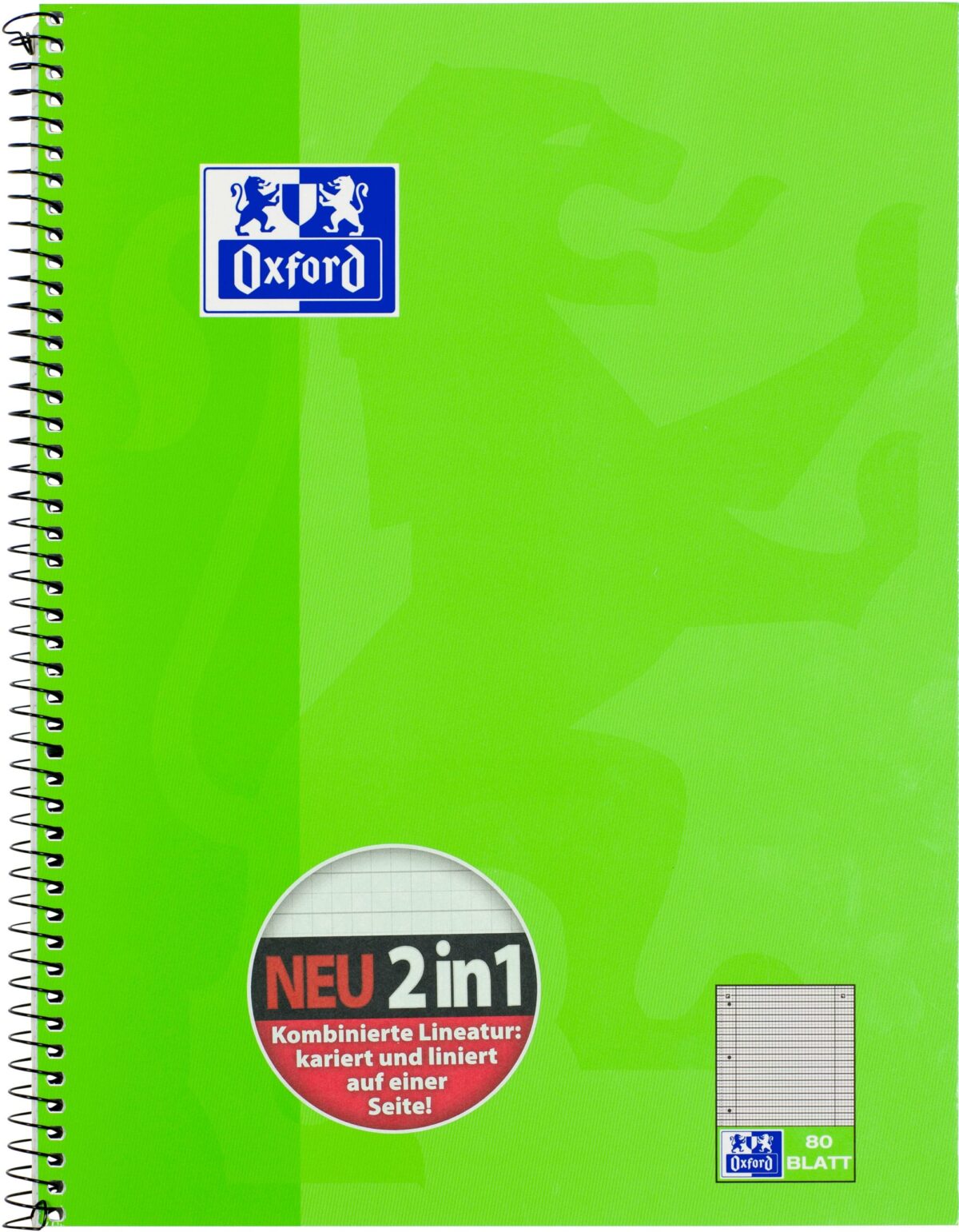 OXFORD Collegeblock A4+ 100050362 kariert/liniert, 90g 80 Blatt – Hochwertig & günstig bei ShopDeca