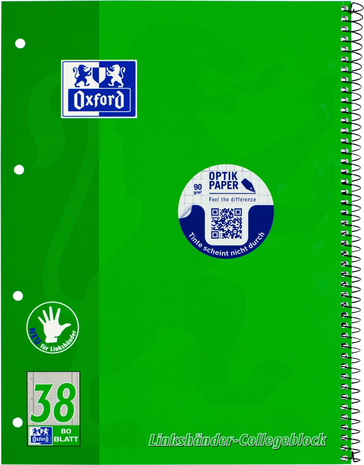 OXFORD Collegeblock A4+ 100050405 kariert, 90g 80 Blatt – Hochwertig & günstig bei ShopDeca