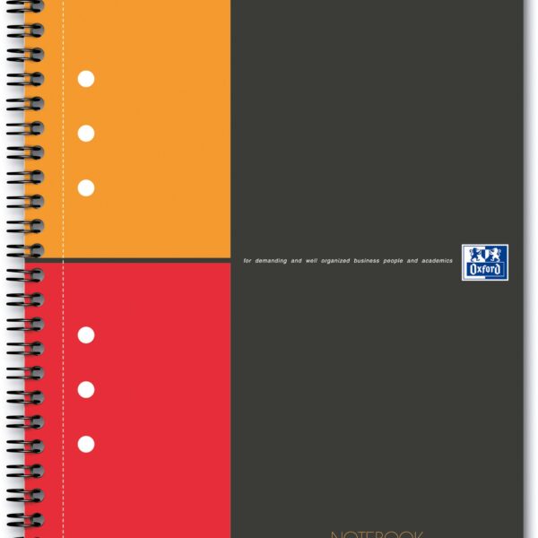 OXFORD Spiralbuch A5+ 100101849 kariert 5mm, 80g 80 Blatt