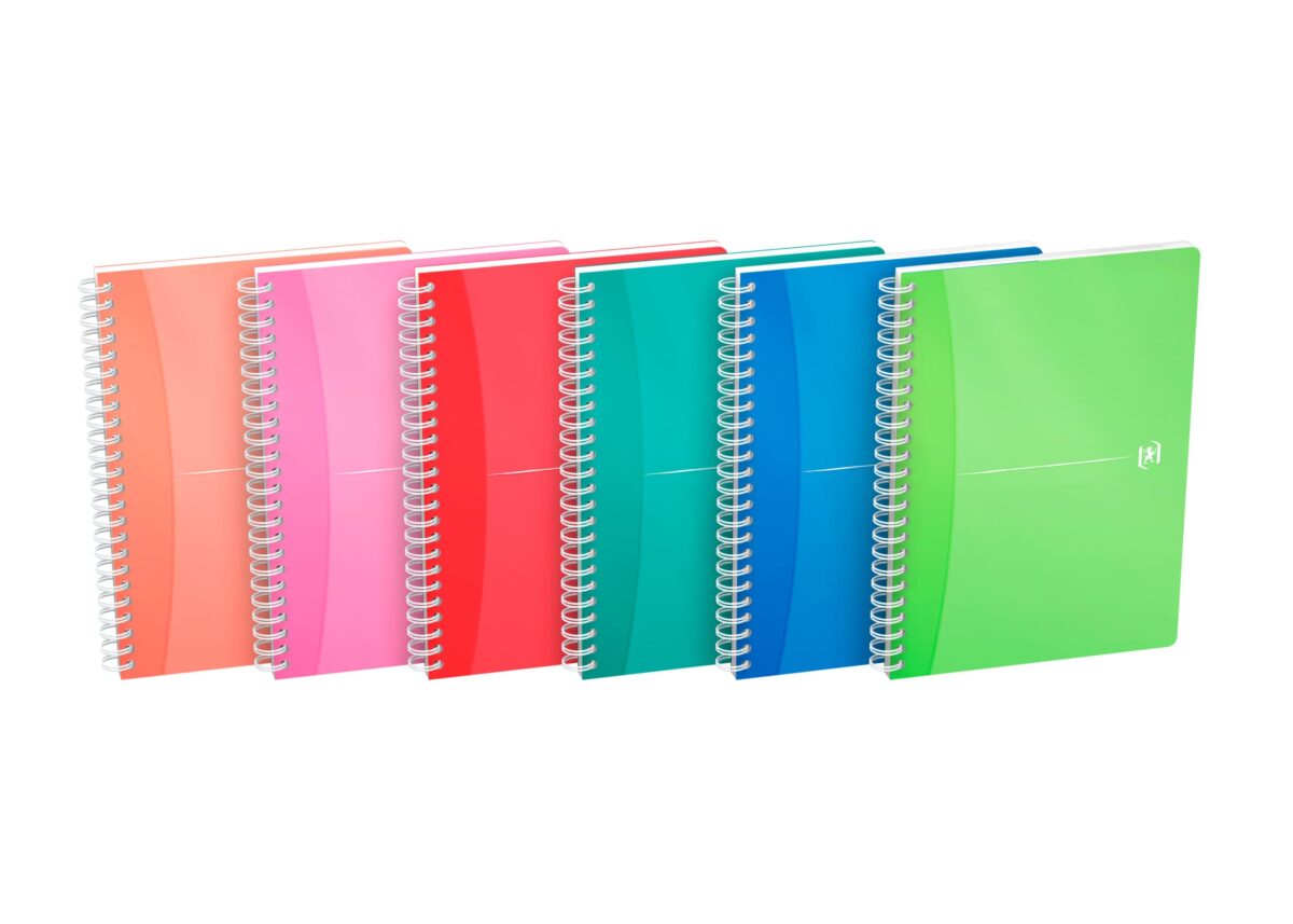OXFORD Spiralbuch MyColours A5 100104780 liniert 7mm, 90g, 90BL 5 Stk – Hochwertig & günstig bei ShopDeca