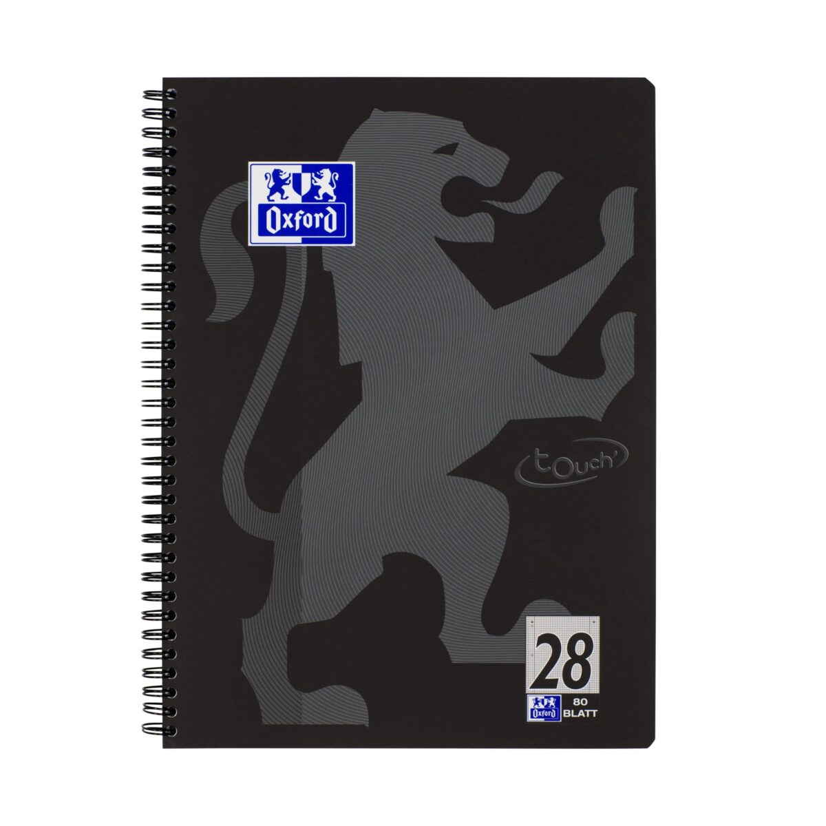 OXFORD Collegeblock Touch A4+ 400121610 schwarz, kariert 90g 80 Blatt – Hochwertig & günstig bei ShopDeca