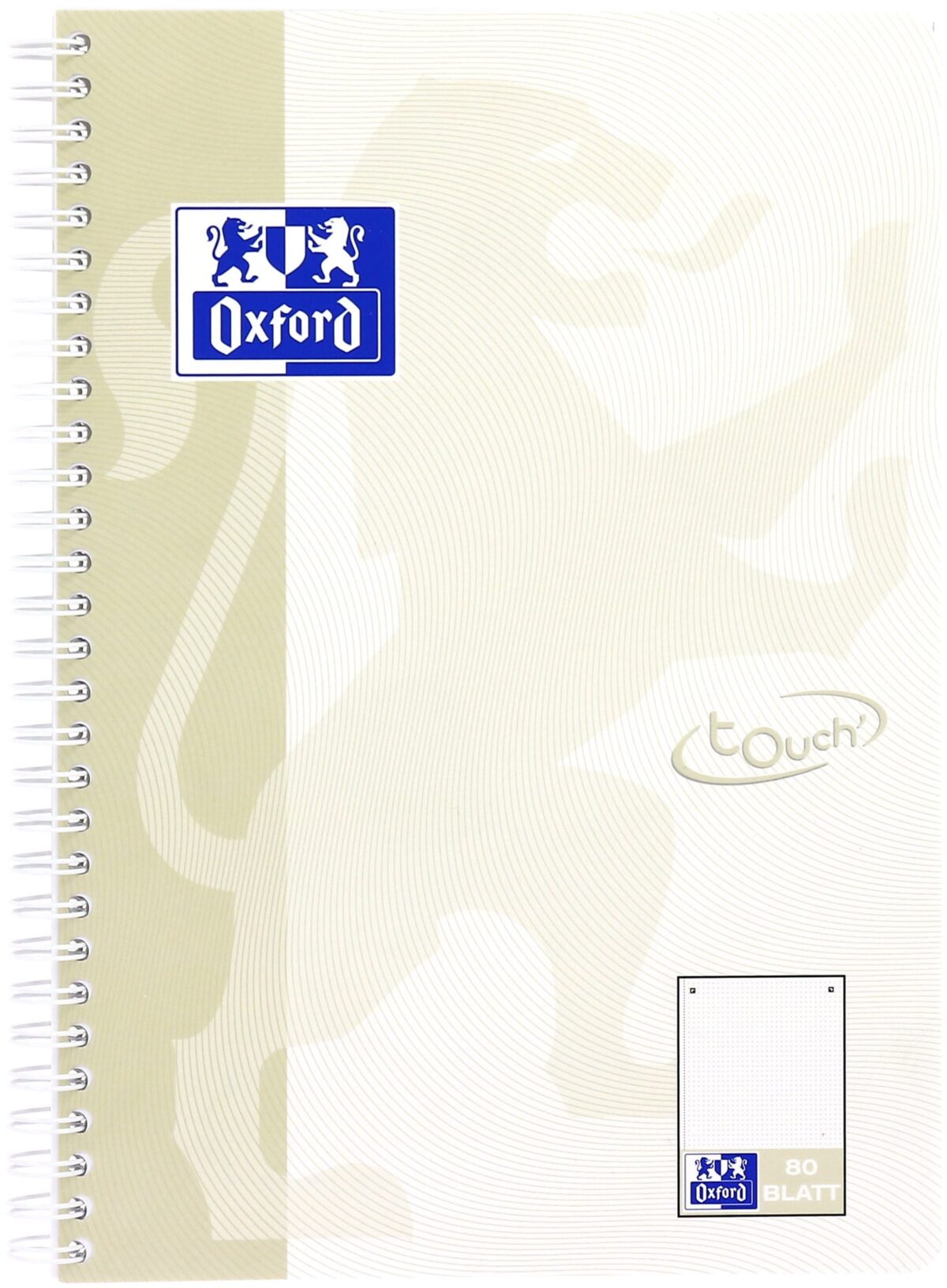OXFORD Collegeblock TOUCH B5 400132398 dotted, light stone 80 Blatt – Hochwertig & günstig bei ShopDeca
