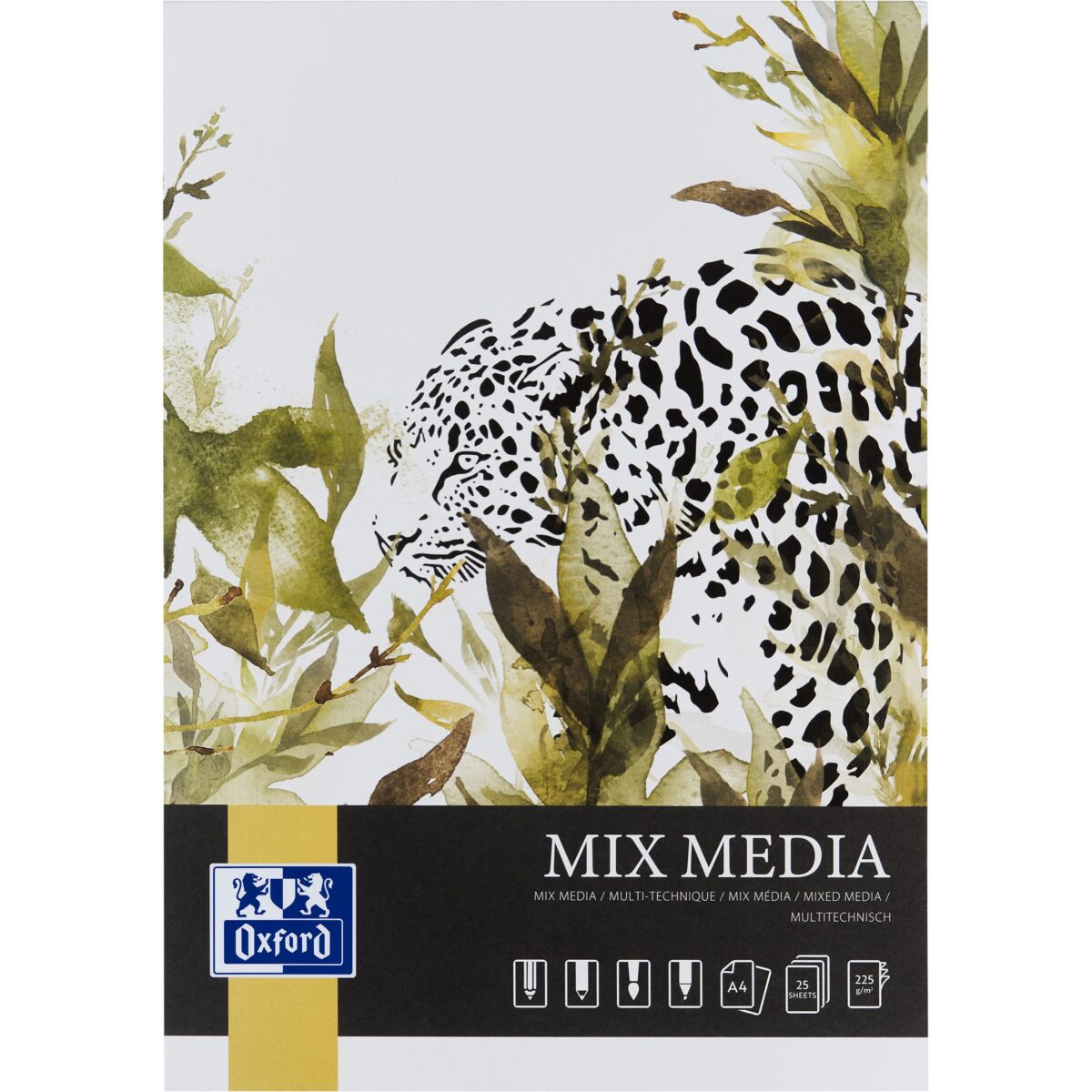 OXFORD Skizzenblock Mixed Media A4 400166123 blanko, 225g 25 Blatt – Hochwertig & günstig bei ShopDeca